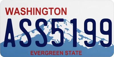 WA license plate ASS5199