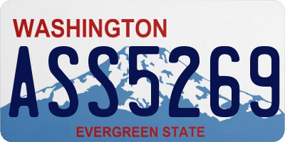 WA license plate ASS5269