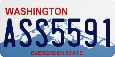 WA license plate ASS5591