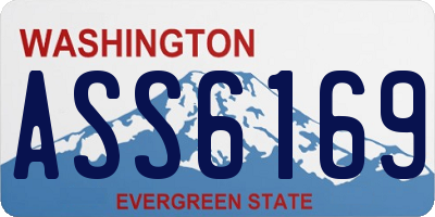WA license plate ASS6169