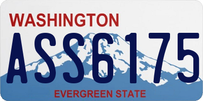 WA license plate ASS6175