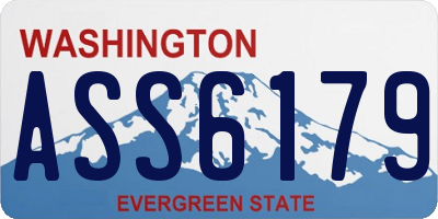 WA license plate ASS6179