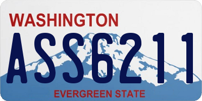 WA license plate ASS6211