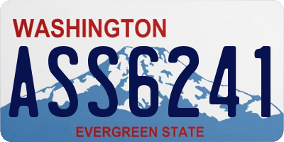 WA license plate ASS6241