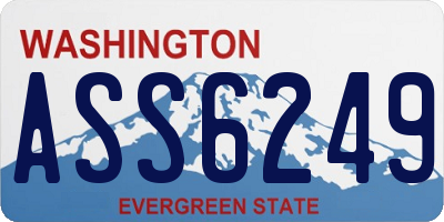 WA license plate ASS6249