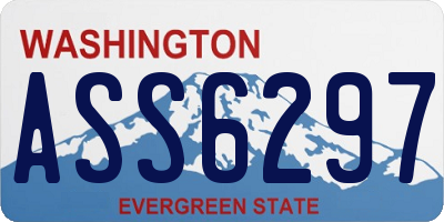 WA license plate ASS6297