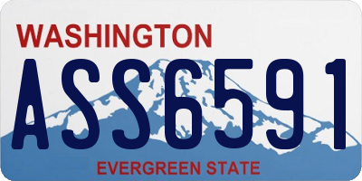 WA license plate ASS6591