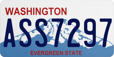 WA license plate ASS7297