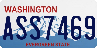 WA license plate ASS7469