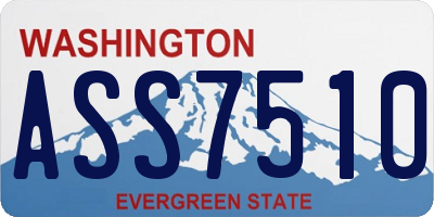 WA license plate ASS7510