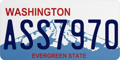 WA license plate ASS7970