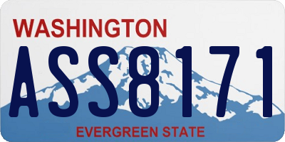 WA license plate ASS8171