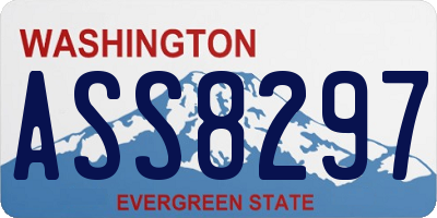 WA license plate ASS8297