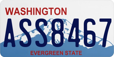 WA license plate ASS8467