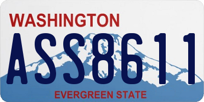 WA license plate ASS8611