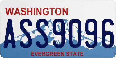 WA license plate ASS9096