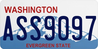 WA license plate ASS9097