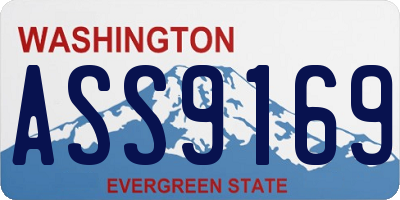 WA license plate ASS9169