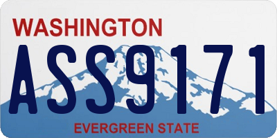 WA license plate ASS9171