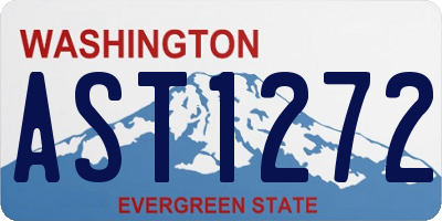 WA license plate AST1272