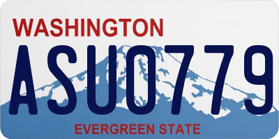 WA license plate ASU0779