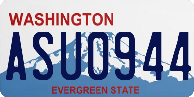 WA license plate ASU0944