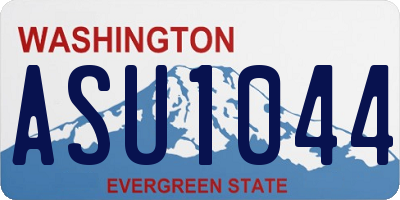 WA license plate ASU1044