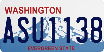 WA license plate ASU1138