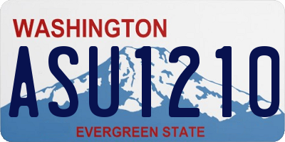 WA license plate ASU1210
