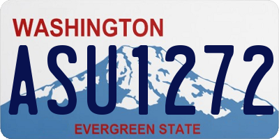 WA license plate ASU1272