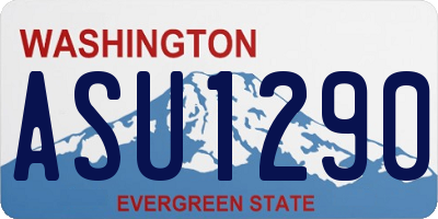WA license plate ASU1290