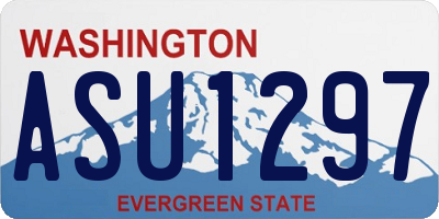 WA license plate ASU1297