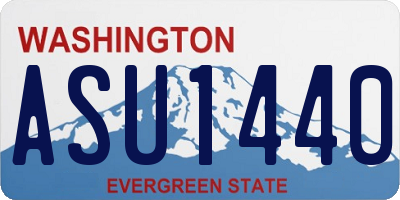 WA license plate ASU1440