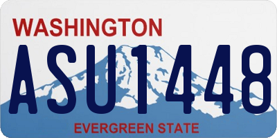 WA license plate ASU1448