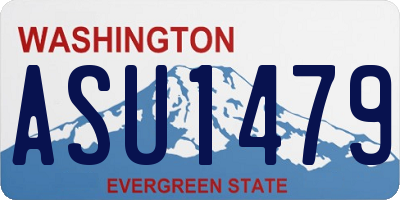 WA license plate ASU1479