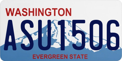WA license plate ASU1506