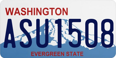 WA license plate ASU1508