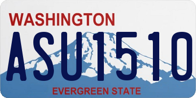 WA license plate ASU1510