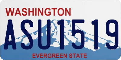 WA license plate ASU1519