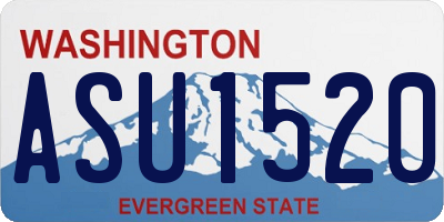 WA license plate ASU1520
