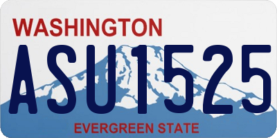 WA license plate ASU1525