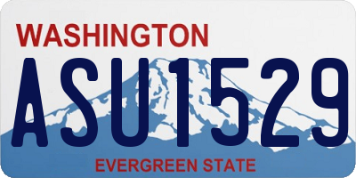 WA license plate ASU1529