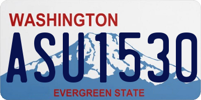 WA license plate ASU1530