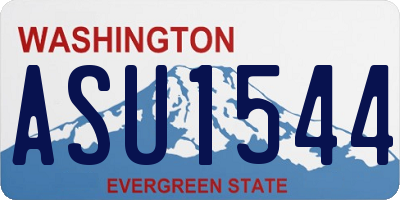 WA license plate ASU1544