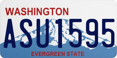 WA license plate ASU1595