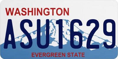 WA license plate ASU1629
