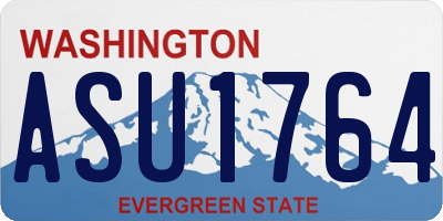 WA license plate ASU1764
