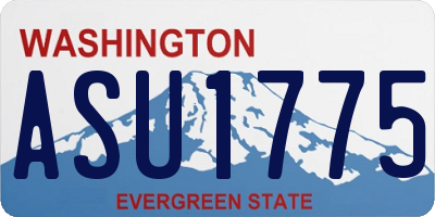 WA license plate ASU1775