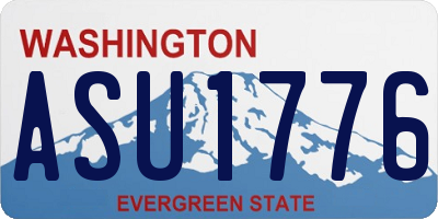 WA license plate ASU1776