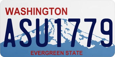 WA license plate ASU1779